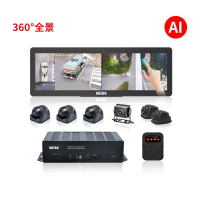 360全景行人車輛偵測預警系統